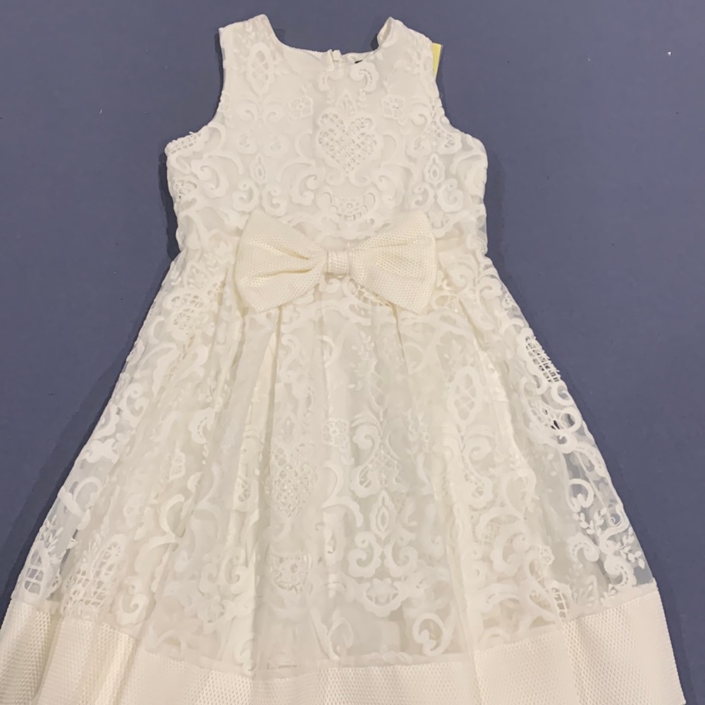 White Lace Princess Dress - Perfect for the most special of occasions.